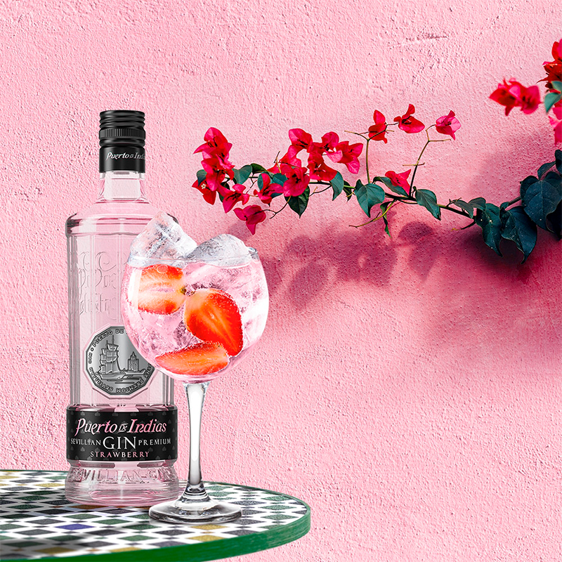 PERFECT SERVE - GIN PUERTO DE INDIAS STRAWBERRY